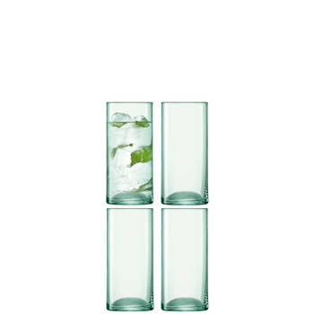 L.S.A. - Canopy Longdrinkglas 350 ml Set van 4 Stuks - Glas - Transparant
