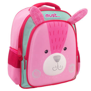 Must rugzak Bunny meisjes 8 liter 27 x 31 cm polyester roze