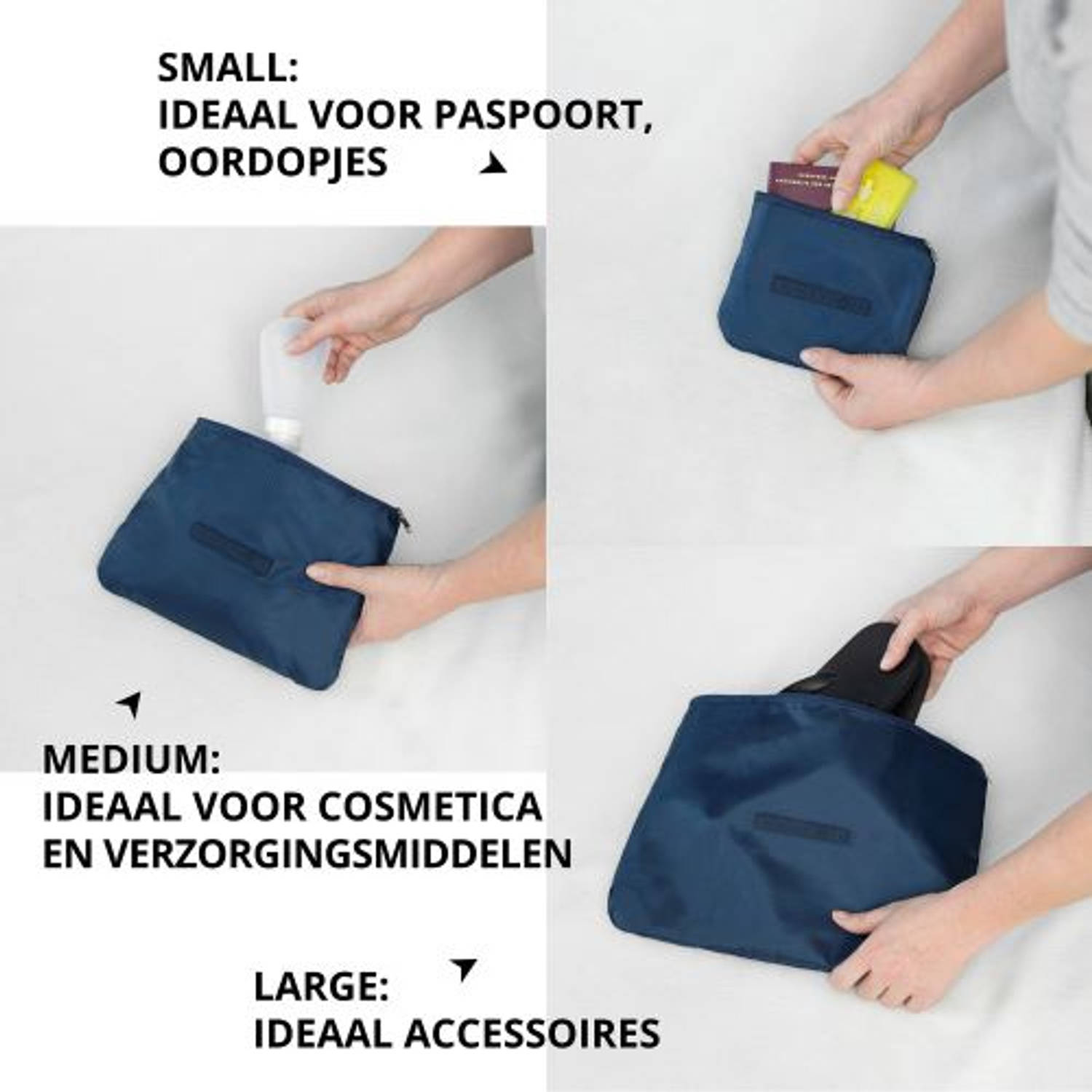 Verklaring Absorberend Weekendtas CarryOn Packing Cubes Set 6-Delig – Kleding organizer voor koffers, tassen  en backpack – kreukvrij | Blokker