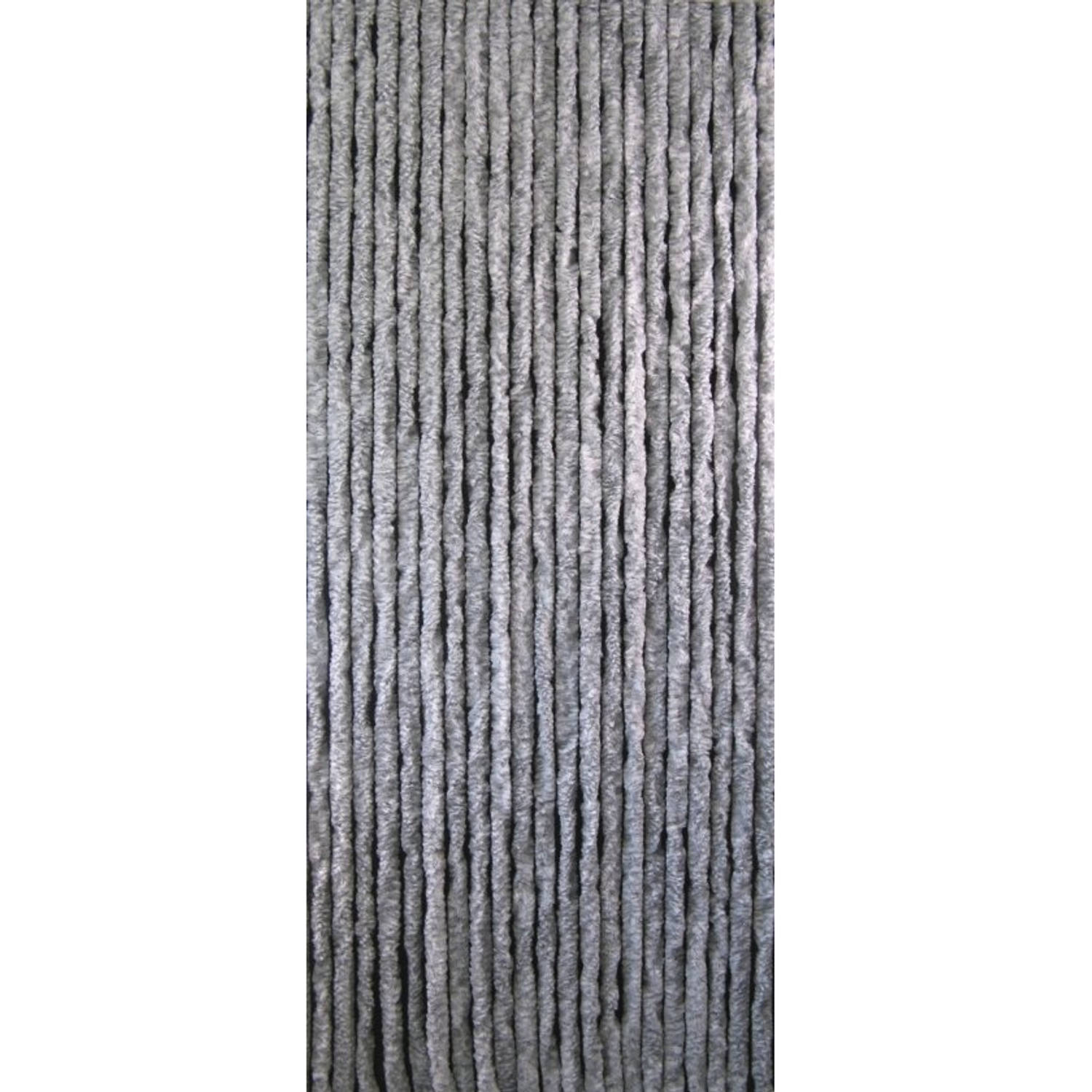 Vliegengordijn Kattenstaart - Grijs/Wit Gemêleerd 90 x 220 cm