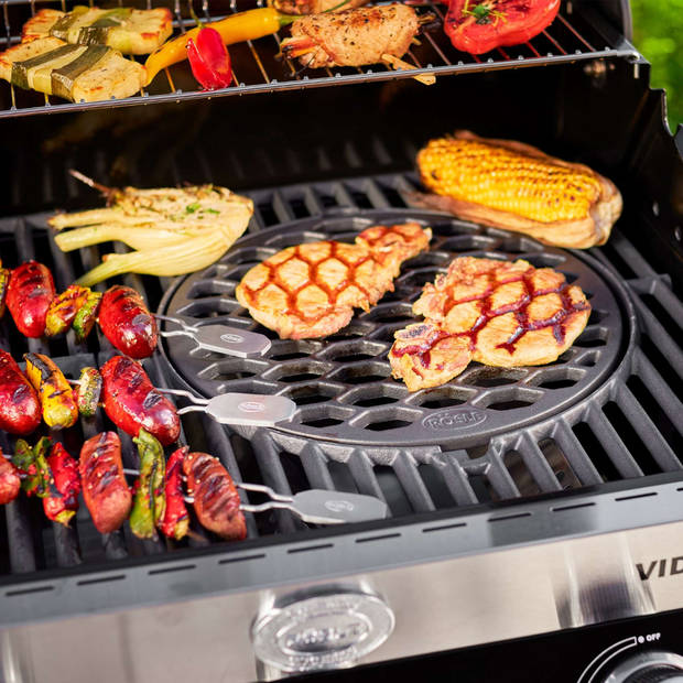 Rösle Barbecue - BBQ Accessoire Vario Grillrooster - Gietijzer - Zwart