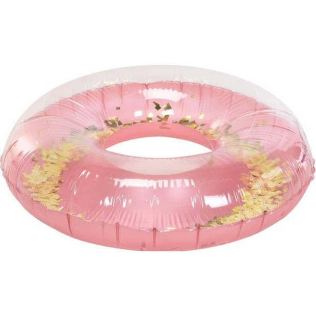 Orange85 Zwemband - Roze - met gouden Glitters - Opblaasband - 110cm
