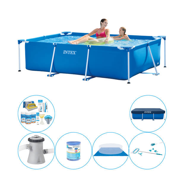 Intex Frame Pool Rechthoekig 220x150x60 cm Zwembad Met | Blokker