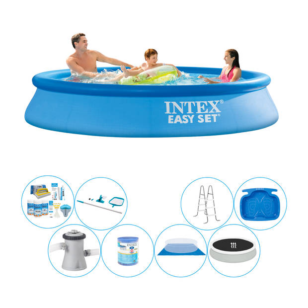 Deluxe Zwembad Deal - Intex Easy Set Rond 305x61 cm