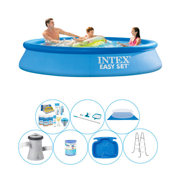 Intex Easy Set Rond 305x61 cm - 8-delig - Zwembad Bundel