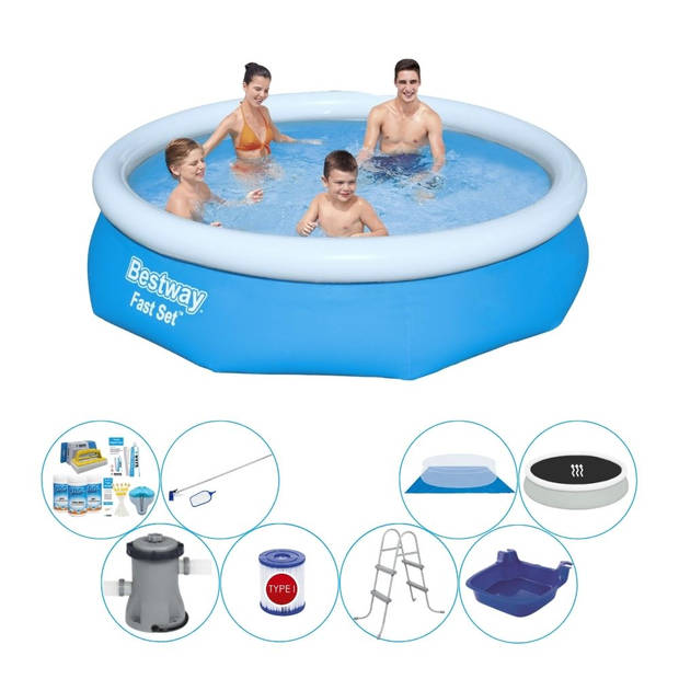 Bestway Fast Set Rond 305x76 cm - Deluxe Zwembad Deal