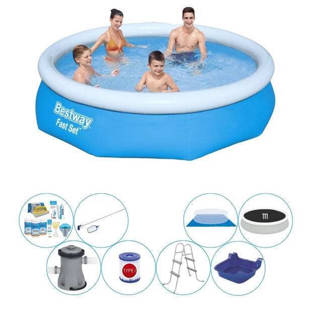 Bestway Fast Set Rond 305x76 cm - Deluxe Zwembad Deal