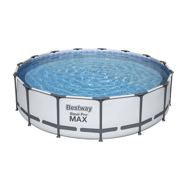 Bestway Steel Pro MAX Rond 457x107 cm - Zwembad Combinatie Set