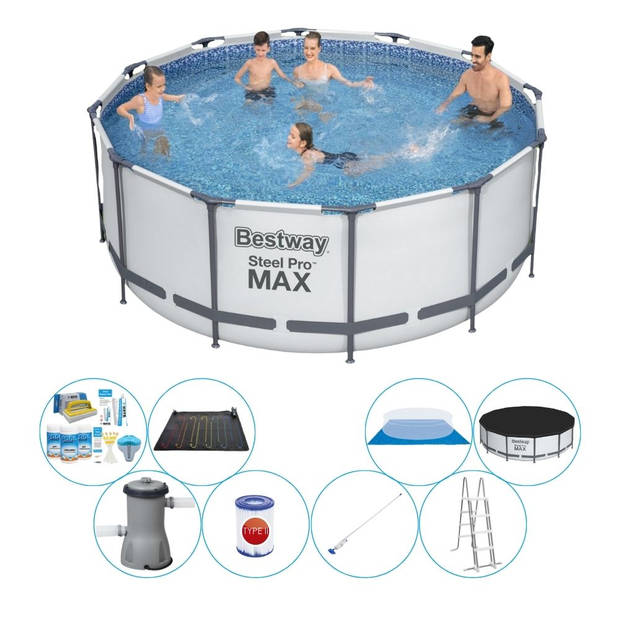 Bestway Steel Pro MAX Rond 366x122 cm - Zwembad Set