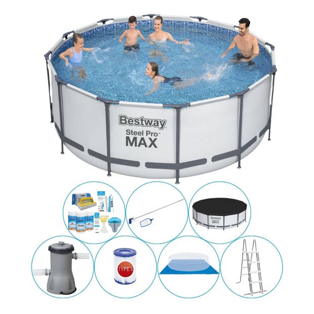 Bestway Steel Pro MAX Rond 366x122 cm - Zwembad Pakket