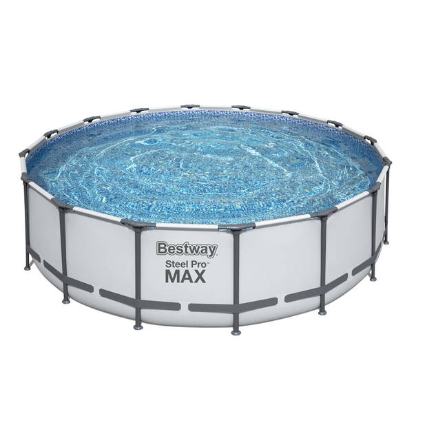 Bestway Steel Pro MAX Rond 488x122 cm - Zwembad Bundel