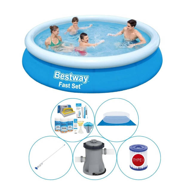 Bestway Fast Set Rond 366x76 cm - 6-delig - Zwembad Super Deal