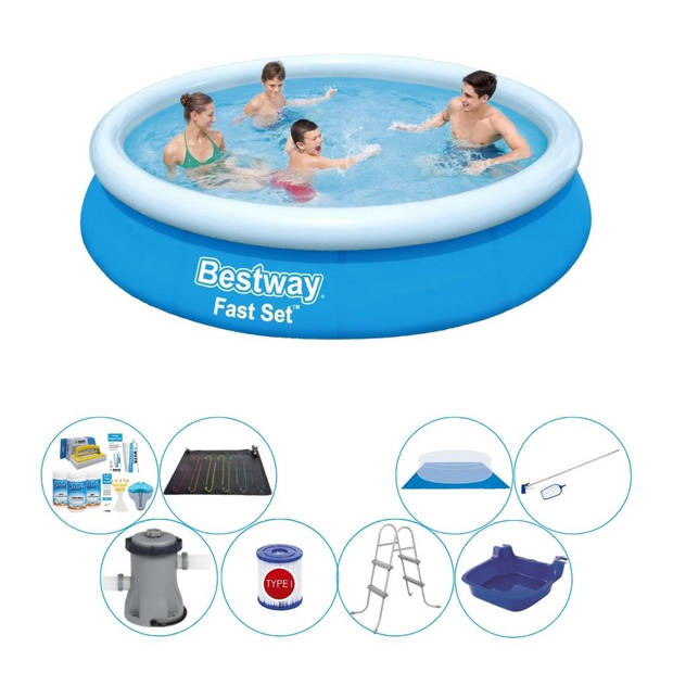 Bestway Fast Set Rond 366x76 cm - 9-delig - Slimme Zwembad Deal