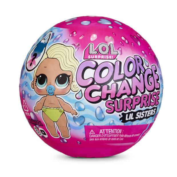 L.O.L. Surprise! Color Change Surprise Bal - Lil Sisters - Prijs per Stuk