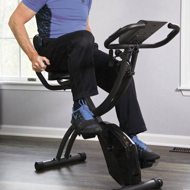 Mediashop Slim Cycle 2-in-1 home trainer - fitnessapparaat - fiets - 8 weerstandsniveaus