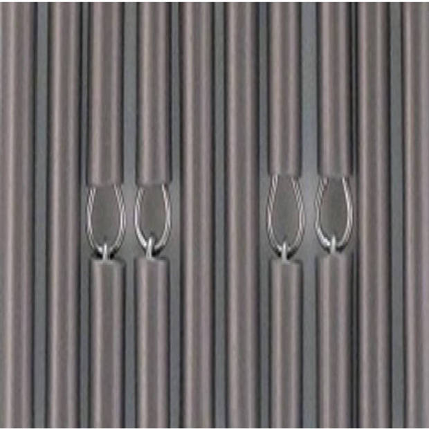 Vliegengordijnenexpert Vliegengordijn Hulzen - Zilver 90 x 210 cm Op het kozijn