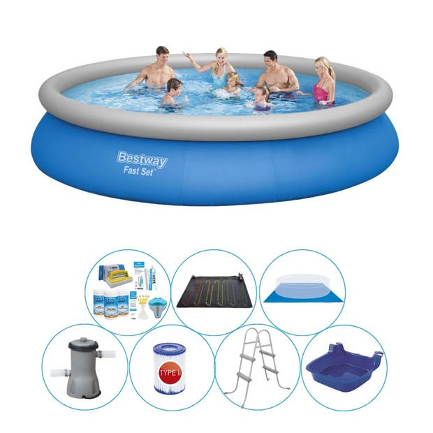 Bestway Fast Set Rond 457x84 cm - 8-delig - Zwembad Deal