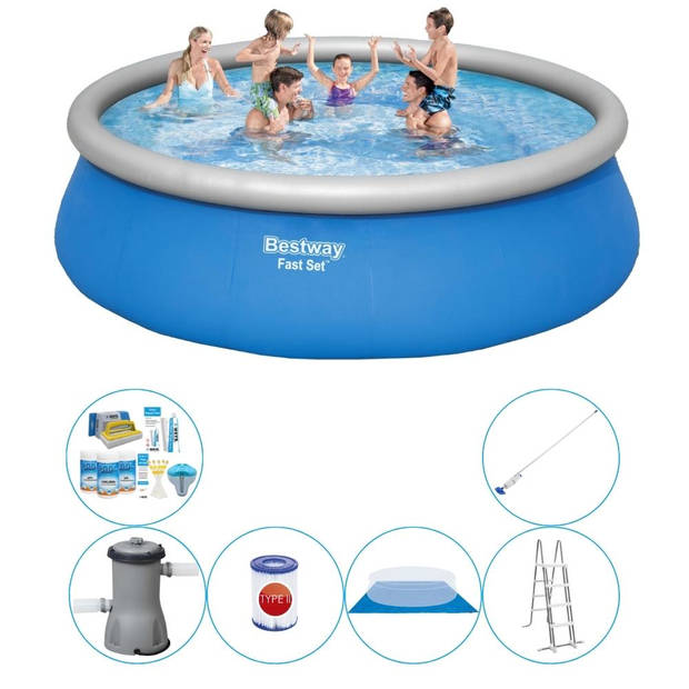 Bestway Fast Set Rond 457x122 cm - 7-delig - Zwembad Super Deal