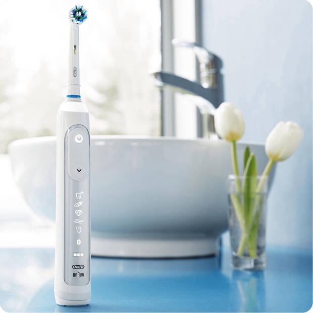 Oral-B Genius 10200W Elektrische Tandenborstel Wit Powered by Braun