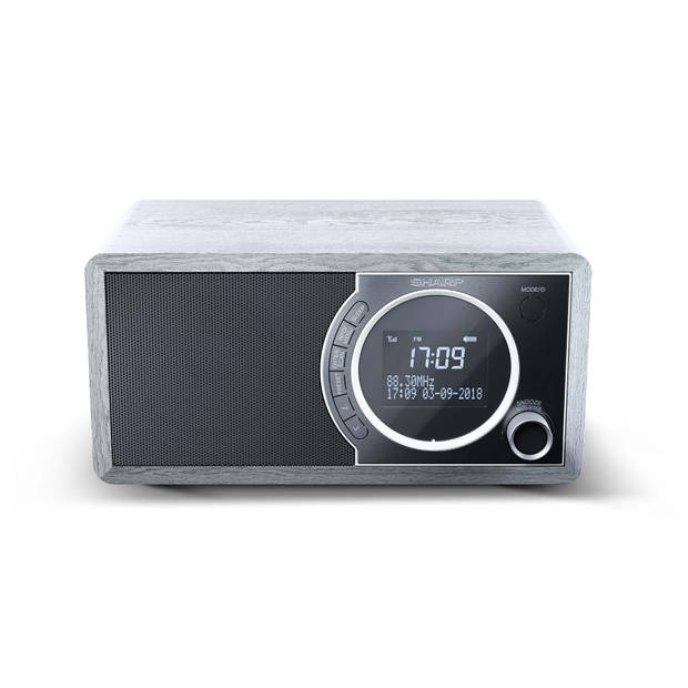 Sharp DR-450GR DAB - FM radio met BT - grijs