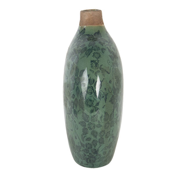 Clayre & Eef Groene Vaas 23*11*26 cm 6CE1251M