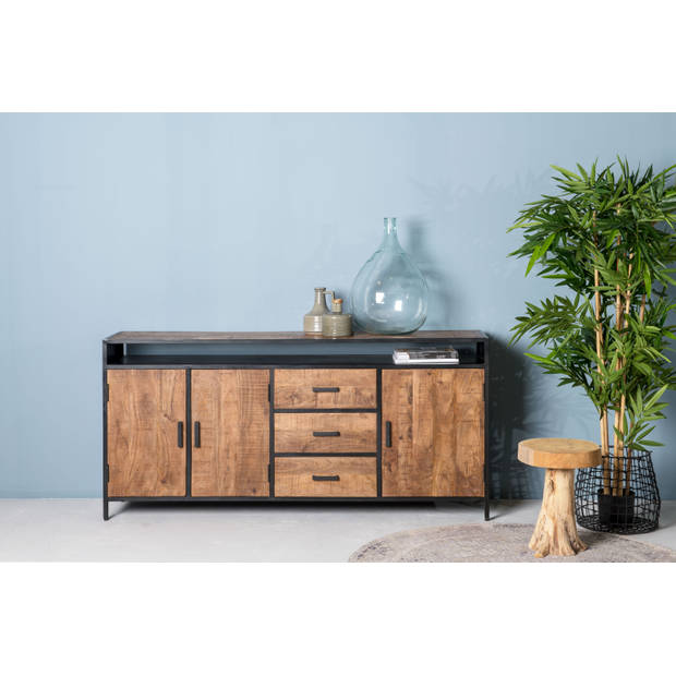 Livingfurn - Dressoir Sturdy Open 180 cm - Mangohout