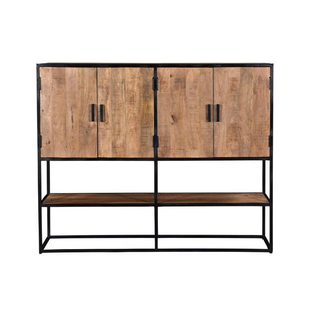 Livingfurn - Dressoir Sturdy 4 doors 160cm - Mangohout