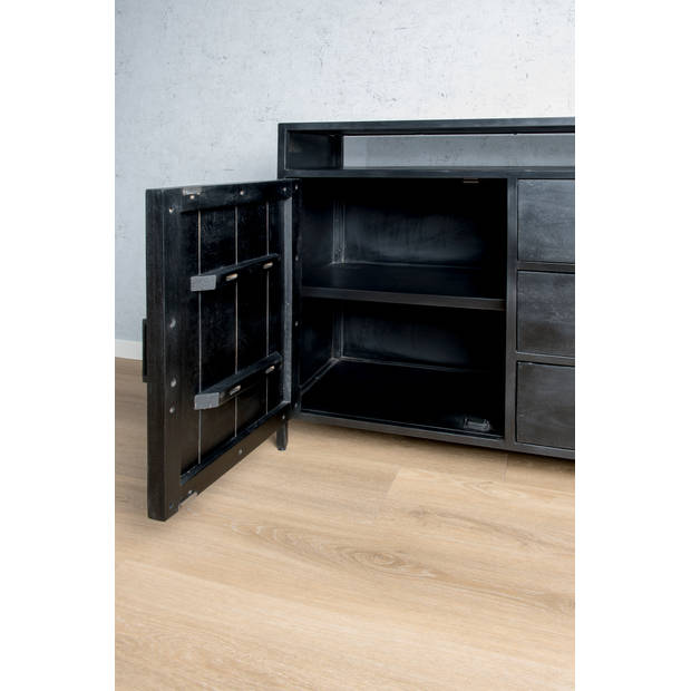 Livingfurn - Dressoir Kala Open 150 cm - Mangohout