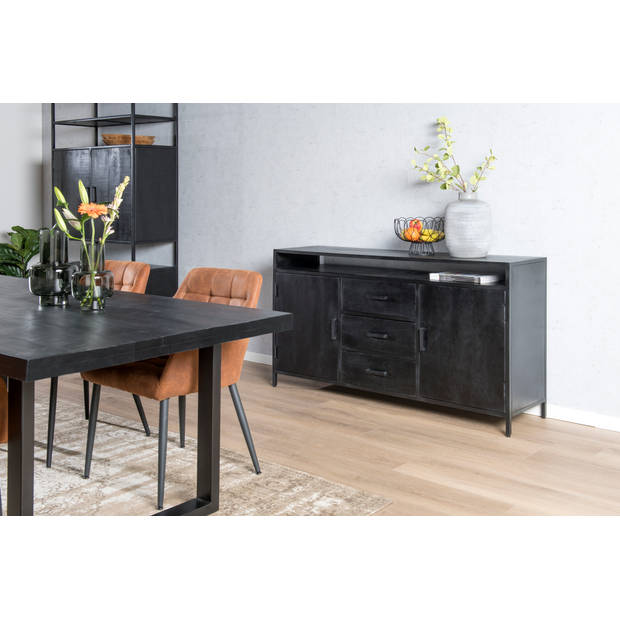 Livingfurn - Dressoir Kala Open 150 cm - Mangohout