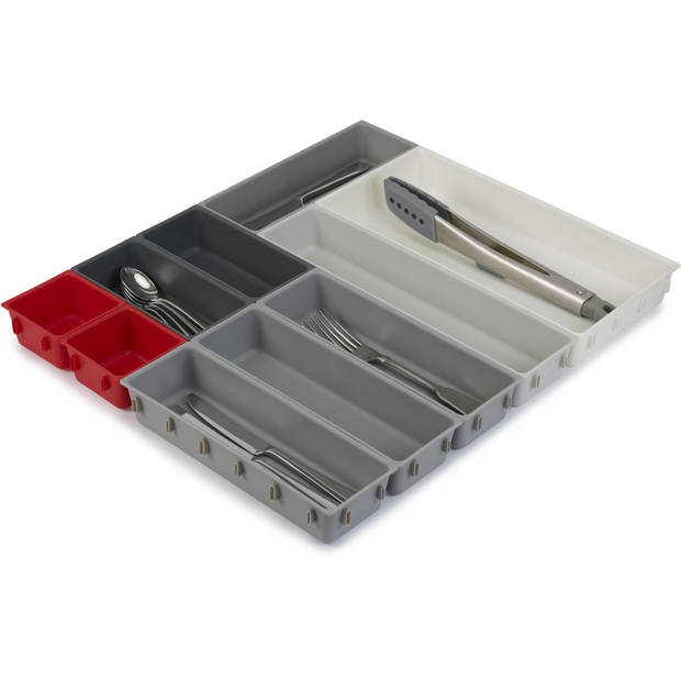 Joseph Joseph - Keukenkast Organiser Set van 10 Stuks - Polypropyleen - Grijs