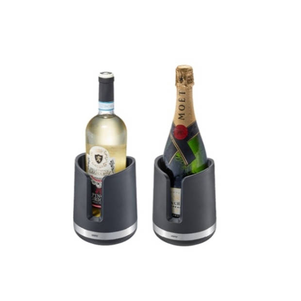 Gefu wijnkoeler Smartline 12,6 x 15,7 cm zwart/matzilver