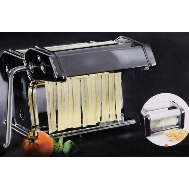Gebor - Pasta Machine Set – Pasta Maker – Pastamachine – Maak je Eigen Pasta – RVS – Roestvrijstaal – DIY –