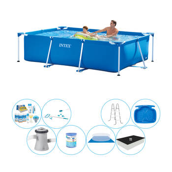 Intex Frame Pool Rechthoekig 260x160x65 cm - Deluxe Zwembad Deal