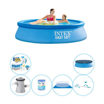 Zwembad Inclusief Accessoires - Intex Easy Set Rond 244x61 cm