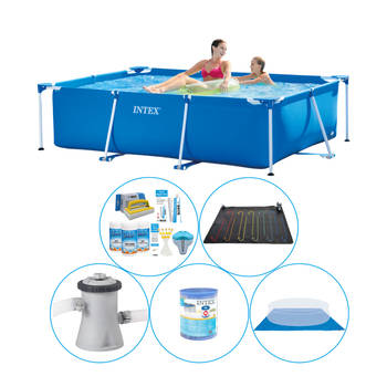 Intex Frame Pool Rechthoekig 220x150x60 cm - 6-delig - Zwembad Plus Accessoires