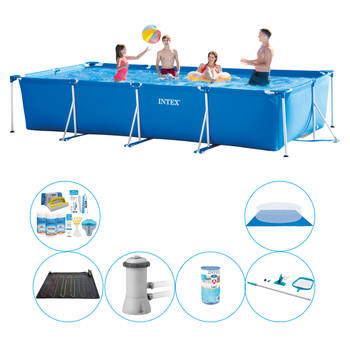 Intex Frame Pool Rechthoekig 450x220x84 cm - 7-delig - Zwembad Pakket