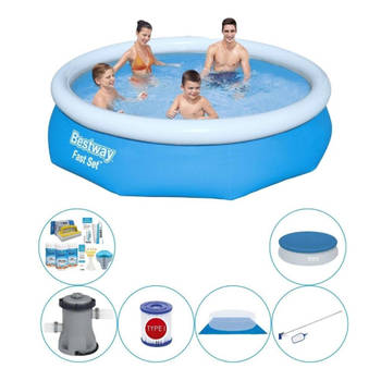 Bestway Fast Set Rond 305x76 cm - Zwembad Pakket