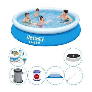 Bestway Fast Set Rond 366x76 cm - Zwembad Combinatie Pakket