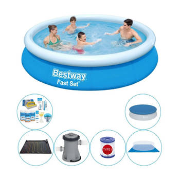 Bestway Fast Set Rond 366x76 cm - Zwembad Combi Deal