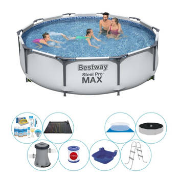 Deluxe Zwembad Set - Bestway Steel Pro MAX Rond 305x76 cm