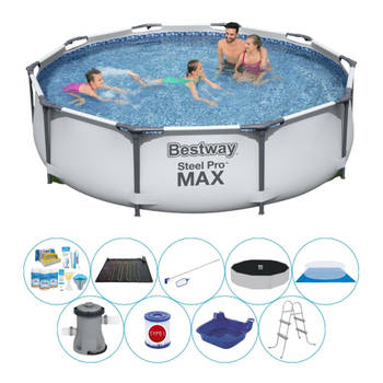 Bestway Steel Pro MAX Rond 305x76 cm - Deluxe Zwembad Pakket