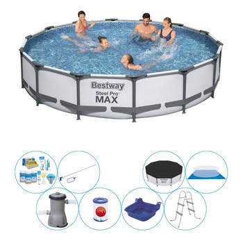 Bestway Steel Pro MAX Rond 427x84 cm - Zwembad Inclusief Accessoires