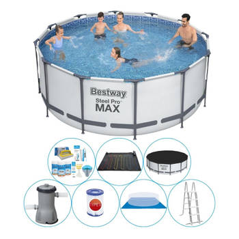 Bestway Steel Pro MAX Rond 366x122 cm - Zwembad Combi Deal