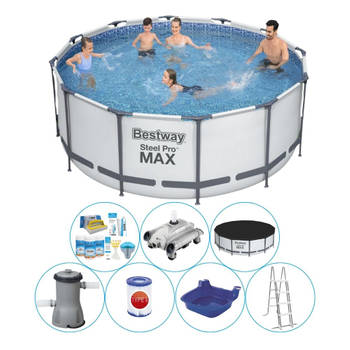 Bestway Steel Pro MAX Rond 366x122 cm - Zwembad Combinatie Set