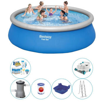 Bestway Fast Set Rond 457x122 cm - 7-delig - Zwembad Bundel