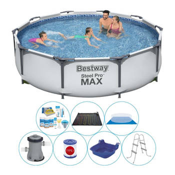 Bestway Steel Pro MAX Rond 305x76 cm - 8-delig - Zwembad Deal