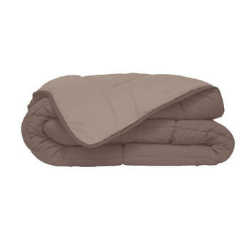 POYET MOTTE Microvezel licht dekbed 200g / m² 220x240cm Taupe & linnen