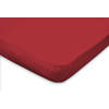 Elegance Topper Hoeslaken Jersey Katoen Stretch - rood 90x210/220 - 100x200cm