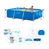 Intex Frame Pool Rechthoekig 260x160x65 cm - Zwembad Bundel