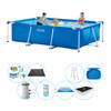 Intex Frame Pool Rechthoekig 300x200x75 cm - Deluxe Zwembad Pakket